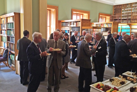 Guests at the 25 year Chartership event_Lower Library